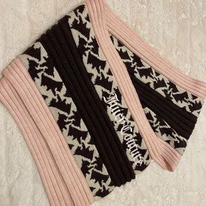 Y2K Juicy Couture knit scarf